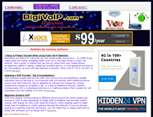 Tablet Screenshot of digivoip.com